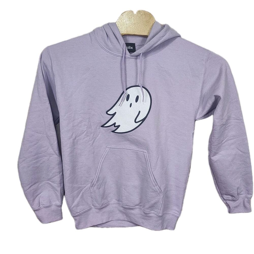 Dalix Ghost Embroidered Hoodie Size Small S NWT